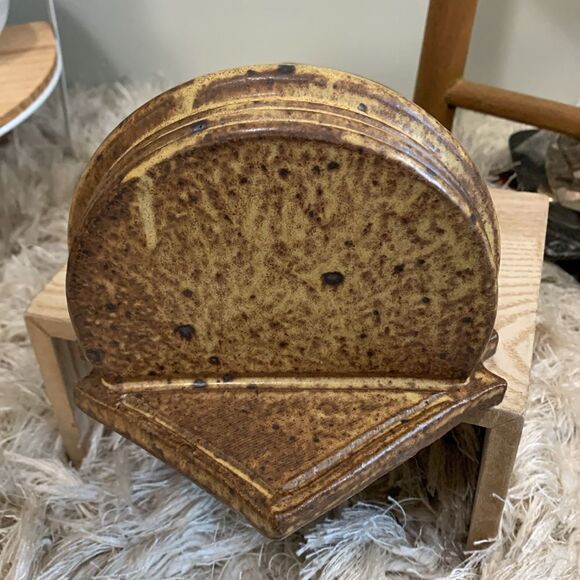 Handmade Artist Signed Stoneware Wall Taper Candle Wall Sconce Studio Pottery - Picture 17 of 17